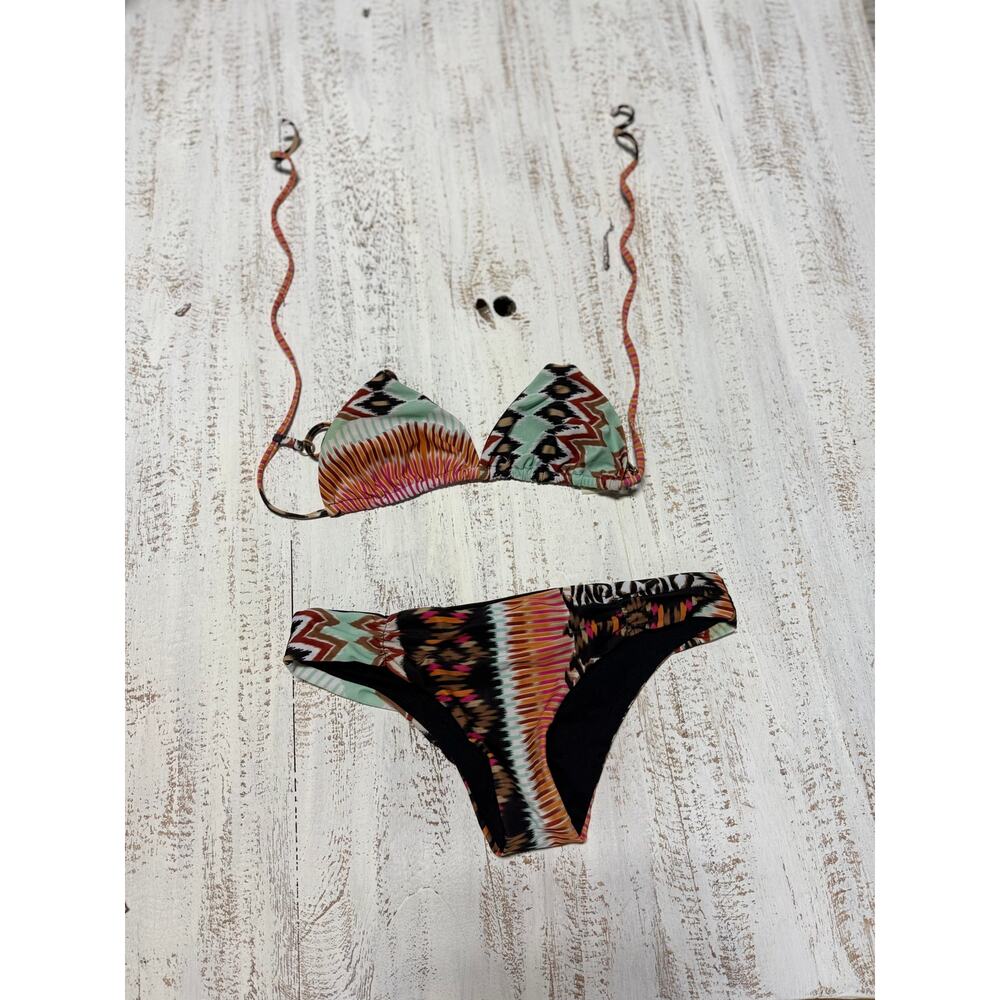 L Space Reversible Bikini Top & Bottom Wild & Free Triangle